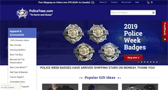 Desktop Screenshot of policetees.com